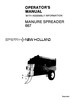 Thumbnail NEW HOLLAND 667 MANURE SPREADER OPERATORS MANUAL