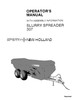 Thumbnail NEW HOLLAND 307 SLURRY SPREADER OPERATORS MANUAL