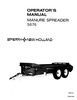 Thumbnail NEW HOLLAND S676 SPREADER OPERATORS MANUAL
