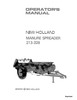 Thumbnail NEW HOLLAND 213 - 328 SPREADER OPERATORS MANUAL
