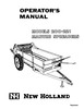 Thumbnail NEW HOLLAND 200 - 221 SPREADER OPERATORS MANUAL