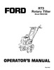 Thumbnail NEW HOLLAND RT3 ROTARY TILLER OPERATORS MANUAL Thumbnail NEW HOLLAND RT3 ROTARY TILLER OPERATORS MANUAL