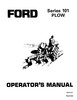 Thumbnail NEW HOLLAND 101 PLOW OPERATORS MANUAL Thumbnail NEW HOLLAND 101 PLOW OPERATORS MANUAL