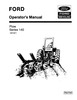 Thumbnail NEW HOLLAND 140  PLOW SOIL PREPARATION OPERATORS MANUAL