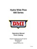 Thumbnail NEW HOLLAND HYDRA WIDE PLOW 600 SERIES DMI OPERATORS MANUAL