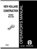 Thumbnail NEW HOLLAND CONSTRUCTION RG80 MOTOR GRADER OPERATORS MANUAL