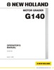 Thumbnail NEW HOLLAND G140 MOTOR GRADER OPERATORS MANUAL