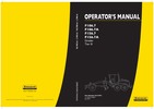 Thumbnail NEW HOLLAND F106.7 F106.7A MOTOR GRADER OPERATORS MANUAL