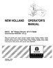 Thumbnail NEW HOLLAND 60CO 60 ROTARY BROOM TRACTOR OPERATORS MANUAL