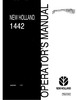 Thumbnail NEW HOLLAND 1442 HAY TOOLS OPERATORS MANUAL #1 Thumbnail NEW HOLLAND 1442 HAY TOOLS OPERATORS MANUAL #1