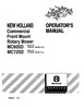 Thumbnail NEW HOLLAND MC60SD MC72SD ROTARY MOWER OPERATORS MANUAL