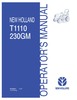 Thumbnail NEW HOLLAND T1110 230GM HAY TOOLS OPERATORS MANUAL Thumbnail NEW HOLLAND T1110 230GM HAY TOOLS OPERATORS MANUAL
