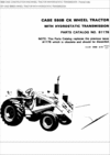 Thumbnail CASE 580B CK WHEEL TRACTOR PARTS CATALOG MANUAL
