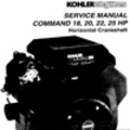 Thumbnail KOHLER Command 18 20 22 25 HP Service Repair Manual Horizontal Crankshaft Thumbnail KOHLER Command 18 20 22 25 HP Service Repair Manual Horizontal Crankshaft