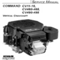 Thumbnail KOHLER Command CV11-16 CV460-465 CV490-495 Repair Service Manual VERTICAL CRANKSHAFT Thumbnail KOHLER Command CV11-16 CV460-465 CV490-495 Repair Service Manual VERTICAL CRANKSHAFT