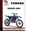Thumbnail Yamaha YZ250T1 2005 Owners Workshop Service Repair Manual Pdf Download