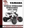 Thumbnail Yamaha YFM660 YFM660RN YFM660RNC 2001-2005 Workshop Service Repair Manual Pdf Download