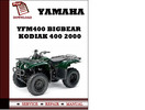 Thumbnail Yamaha YFM400 Bigbear Kodiak 400 2000 Workshop Service Repair Manual Pdf Download Thumbnail Yamaha YFM400 Bigbear Kodiak 400 2000 Workshop Service Repair Manual Pdf Download