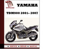 Thumbnail Yamaha TDM900 2001- 2007 Workshop Service Repair Manual Pdf Download