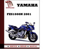 Thumbnail Yamaha FZS1000N 2001 Workshop Service Repair Manual Pdf Download