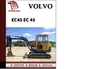 Thumbnail Volvo Excavator Parts Catalog Manual EC45 EC 45 Pdf Download Thumbnail Volvo Excavator Parts Catalog Manual EC45 EC 45 Pdf Download