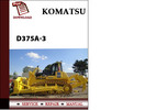 Thumbnail Komatsu D375A-3 Workshop Service Repair Manual Pdf Download