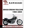 Thumbnail Kawasaki EN450 EN500 Vulcan 1985-2004 Workshop Service Repair Manual Pdf Download
