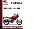 Thumbnail Suzuki XF650 1996 1997 1998 1999 2000 2001 Workshop Service Repair Manual Pdf Download 
