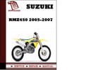 Thumbnail Suzuki RMZ450 2005 2006 2007 Workshop Service Repair Manual Pdf Download