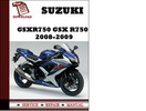 Thumbnail Suzuki GSXR750 GSX R750 2008 2009  Workshop Service Repair Manual Pdf Download