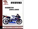 Thumbnail Suzuki GSXR750 2004 2005 Workshop Service Repair Manual Pdf Download