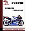 Thumbnail Suzuki GSXR750 2000 2001 2002 Workshop Service Repair Manual Pdf Download