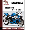 Thumbnail Suzuki GSXR600 2008 2009 2010 Workshop Service Repair Manual Pdf Download