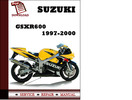 Thumbnail Suzuki GSXR600 1997 1998 1999 2000 Workshop Service Repair Manual Pdf Download