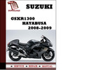 Thumbnail Suzuki GSXR1300 Hayabusa 2008 2009 Workshop Service Repair Manual Pdf Download