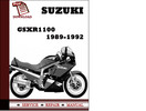 Thumbnail Suzuki GSXR1100 1989 1990 1991 1992  Workshop Service Repair Manual Pdf Download 