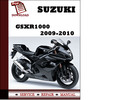 Thumbnail Suzuki GSXR1000 2009 2010 Workshop Service Repair Manual Pdf Download
