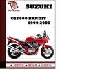 Thumbnail Suzuki GSF600 Bandit 1999 2000 Workshop Service Repair Manual Pdf Download