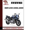 Thumbnail Suzuki GSF1250 2008 2009 Workshop Service Repair Manual Pdf Download