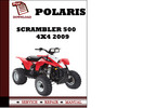 Thumbnail Polaris Scrambler 500 4x4 2009 Workshop Service Repair Manual Pdf Download Thumbnail Polaris Scrambler 500 4x4 2009 Workshop Service Repair Manual Pdf Download