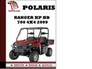 Thumbnail Polaris Ranger XP HD 700 4x4 2009 Workshop Service Repair Manual Pdf Download