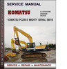 Thumbnail Komatsu PC200-5 Mighty Serial 58019 and up Factory Service Repair Manual Download Pdf