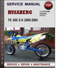 Thumbnail Husaberg FE 650 E-6 2000-2004 Factory Service Repair Manual Download Pdf