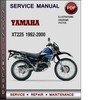 Thumbnail Yamaha XT225 1992-2000 Factory Service Repair Manual Download Pdf Thumbnail Yamaha XT225 1992-2000 Factory Service Repair Manual Download Pdf