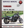 Thumbnail Yamaha VMX12N 1985-2000 Factory Service Repair Manual Download Pdf Thumbnail Yamaha VMX12N 1985-2000 Factory Service Repair Manual Download Pdf