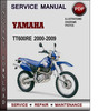 Thumbnail Yamaha TT600RE 2000-2009 Factory Service Repair Manual Download Pdf
