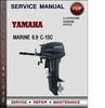 Thumbnail Yamaha Marine 9.9 c-15c Factory Service Repair Manual Download Pdf