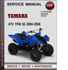 Thumbnail Yamaha ATV YFM 50 2004-2008 Factory Service Repair Manual Download Pdf