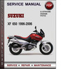 Thumbnail Suzuki XF 650 1996-2006 Factory Service Repair Manual Download Pdf