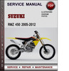 Thumbnail Suzuki RMZ 450 2005-2012 Factory Service Repair Manual Download Pdf